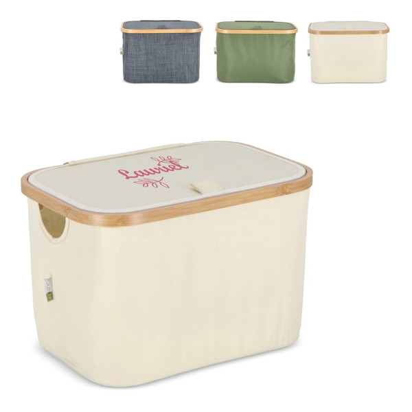 InSideOut opvouwbare mand met deksel Sogne 38 x 26 x 25cm rPET