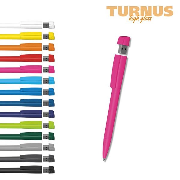 Klio-Eterna - Turnus high gloss USB 2.0 - Draaibalpen met geïntegreerde USB-stick