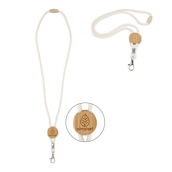 Katoenen lanyard