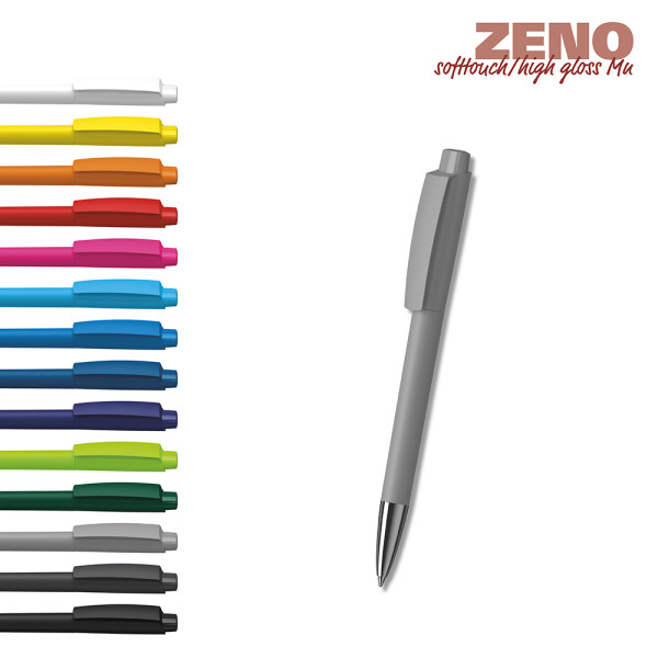 Klio-Eterna - Zeno softtouch/high gloss Mn - Drukknop-balpen