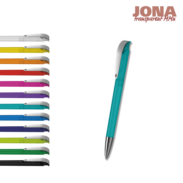 Klio-Eterna - Jona transparent MMn - Drukknop-balpen