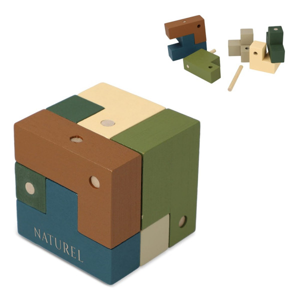 InSideOut FSC Houten Kubus think iq puzzel