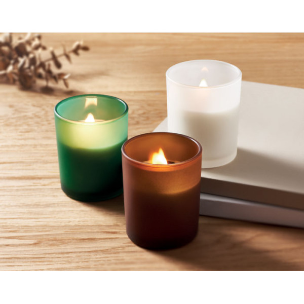 KIVAS WOOD - Plantaardige waskaars 80gr