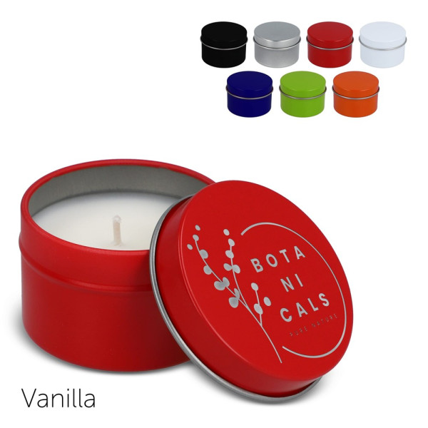 Dhyana plantaardige geurkaars in gerecycled blik