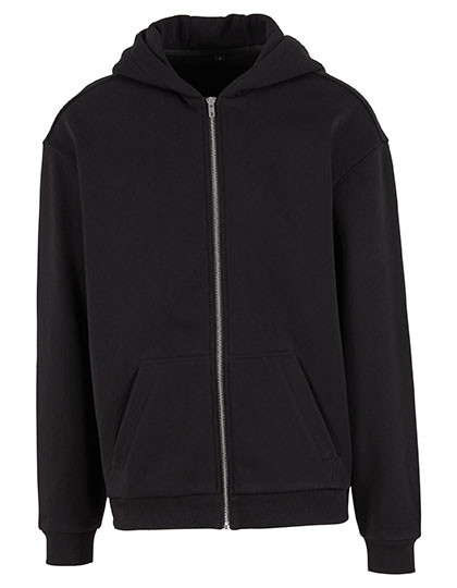 Build Your Brand - Loose Fit Zip Hoody