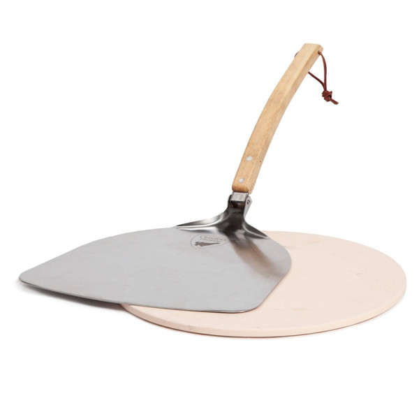 Orrefors Hunting pizzasteen met pizzaschep