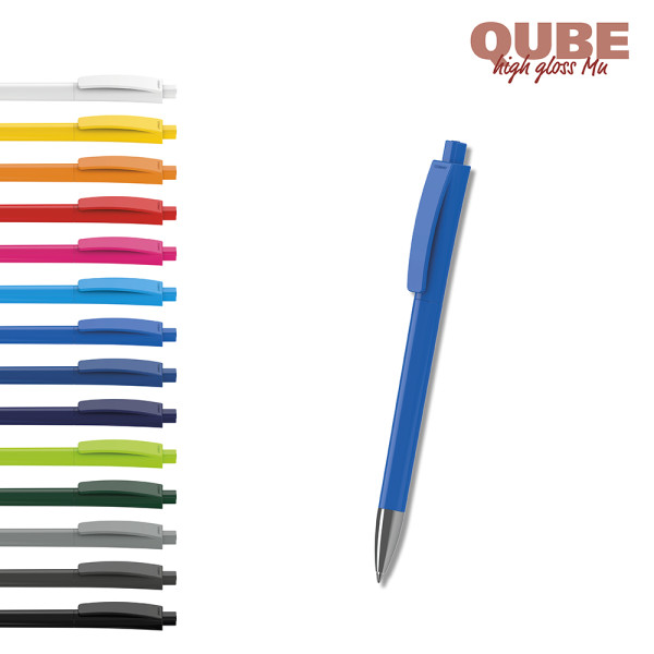 Klio-Eterna - Qube high gloss Mn - Drukknop-balpen