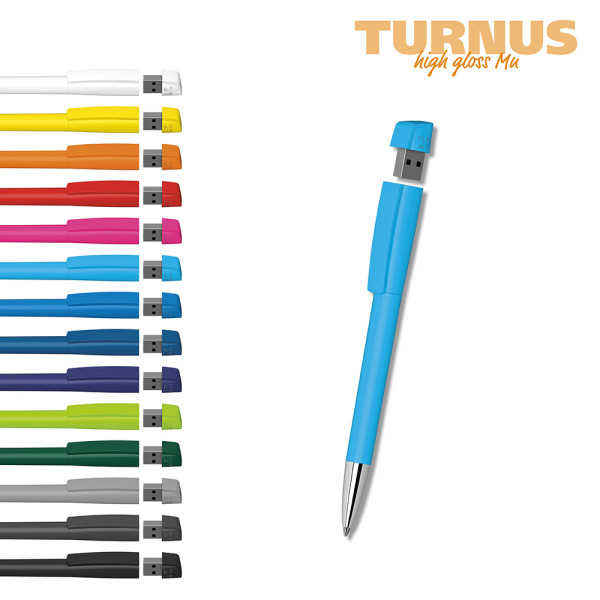 Klio-Eterna - Turnus high gloss Mn USB 2.0 - Draaibalpen met geïntegreerde USB-stick