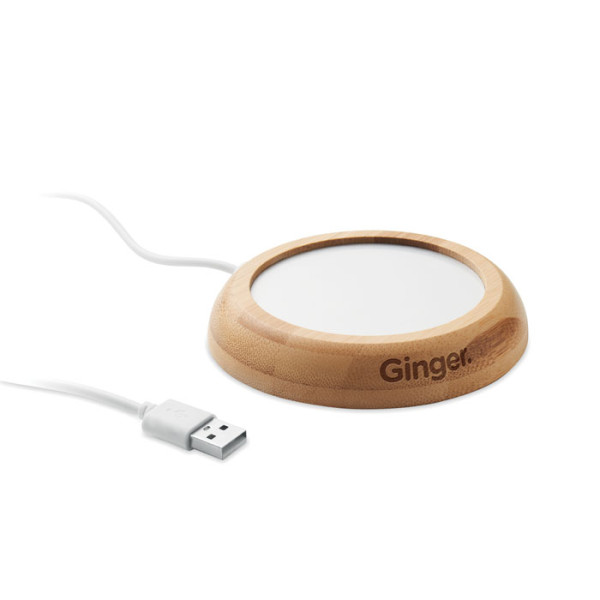 MUGLET - Bamboe mokwarmer met USB