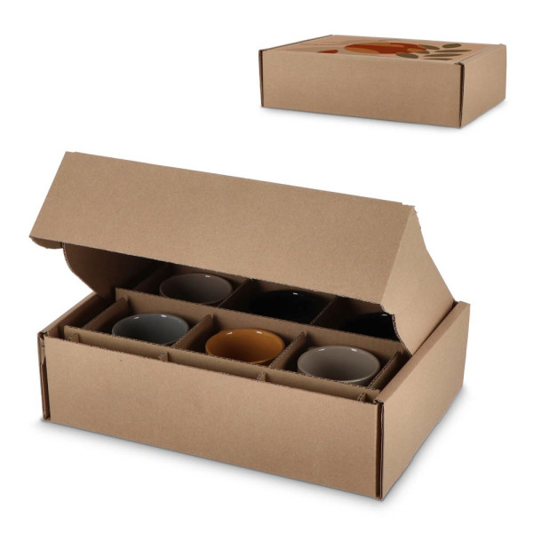 Custommade geschenkdoos voor 6 mokken 34.7 x 24.3 x 9.9 cm
