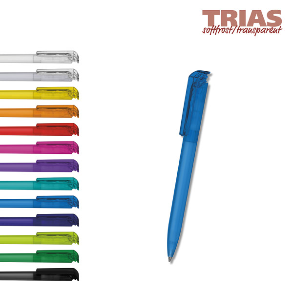 Klio-Eterna - Trias softfrost/transparent - Drukknop-balpen