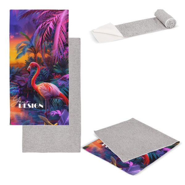 Sneldrogende handdoek R-PET 50 x 100 cm sublimatie