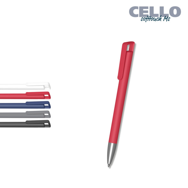 Klio-Eterna - Cello softtouch Ms - Drukknop-balpen