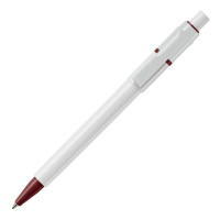 Blanc / Rouge foncé