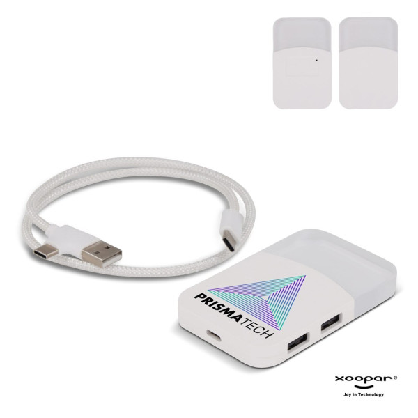 2598 | Xoopar iLo Mini Hub– 4 in 1 Adapter – USB 2.0 Data Transfer - Splitter