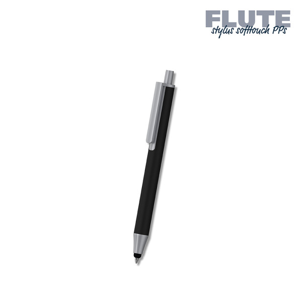 Klio-Eterna - Flute stylus softtouch PPs - Drukknop-balpen