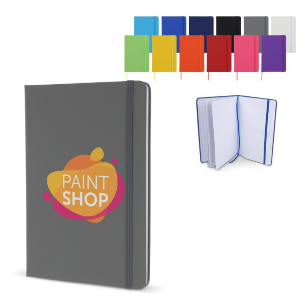 Notitieboek A5 PU met puntraster pagina's