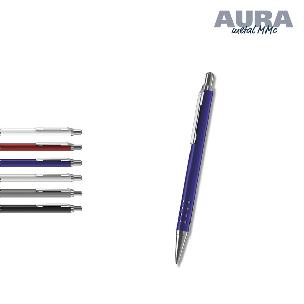Klio-Eterna - Aura metal MMc - Drukknop-balpen