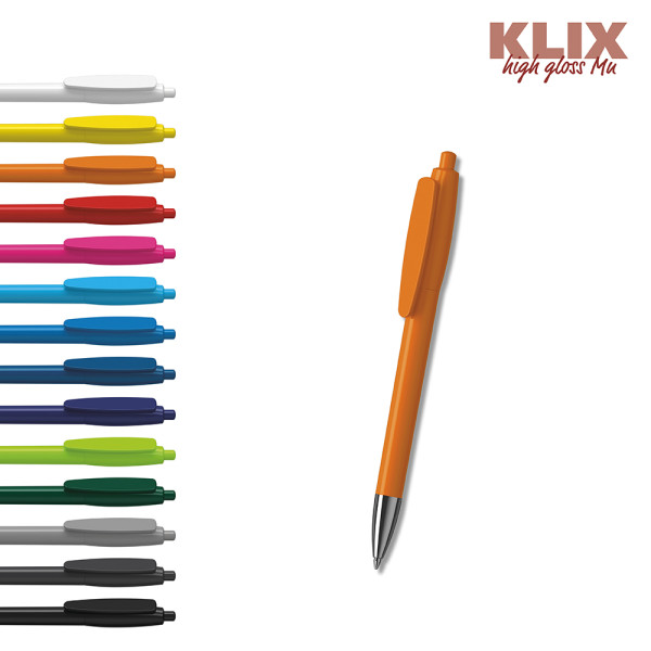 Klio-Eterna - Klix high gloss Mn - Drukknop-balpen