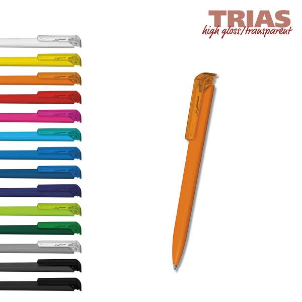 Klio-Eterna - Trias high gloss/transparent - Drukknop-balpen